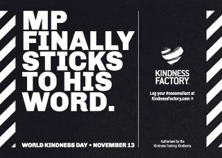 Kindness Factory: MP - Public Kindness Announcements